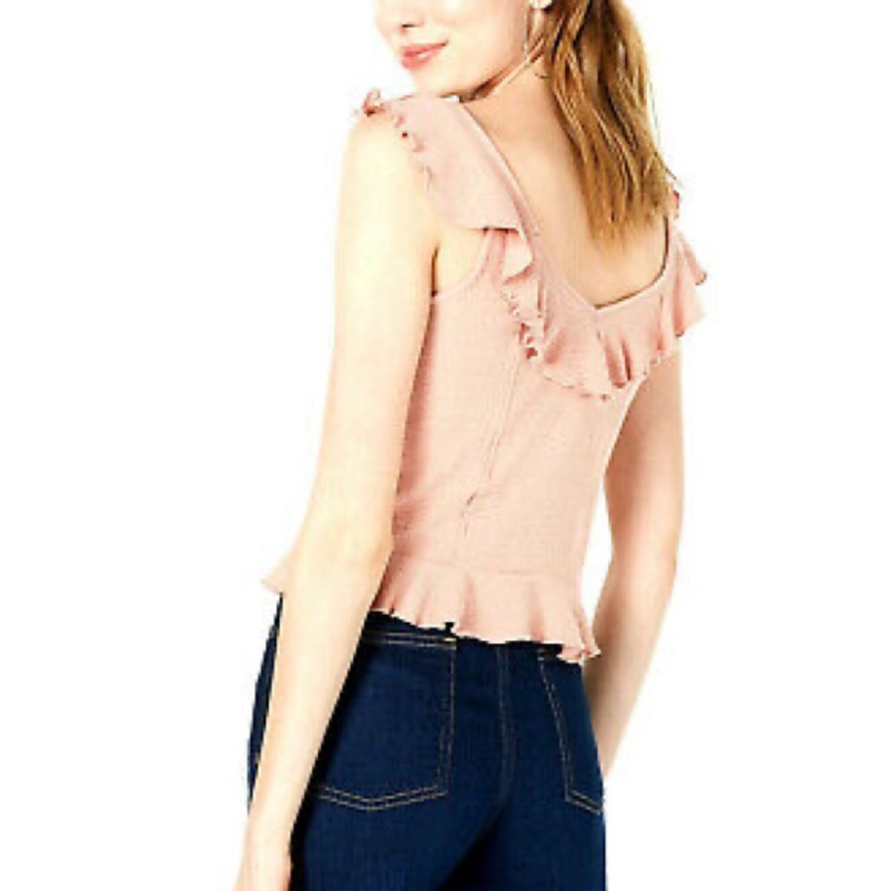 American Rag✨ Ruffle-trimmed textured tank 💖 - Picture 2 of 2